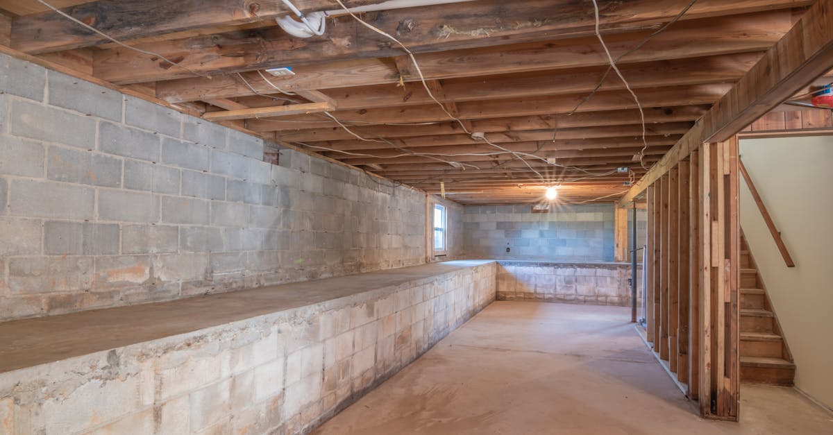 Pexels stock photo representing a basement/crawl-space moisture-control research context.